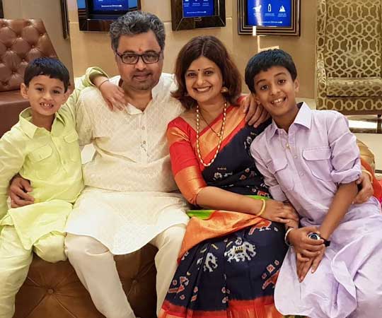 Subodh Bhave With Family