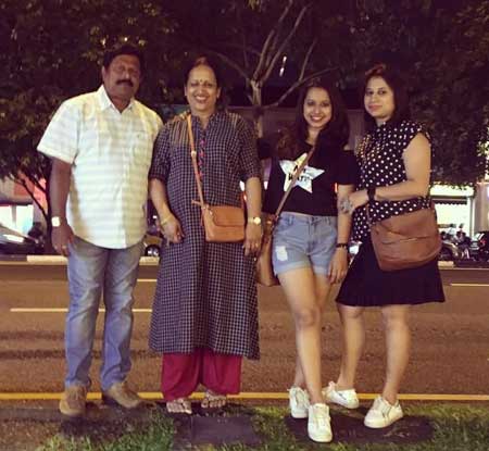 Shreya Bugde With Family