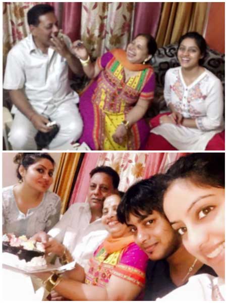 deepika singh with family